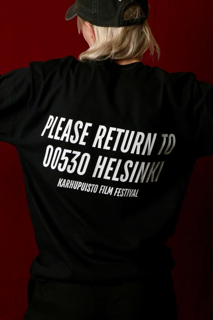 PITKÄHIHAINEN PAITA | MUSTA | Lost in Karhupuisto