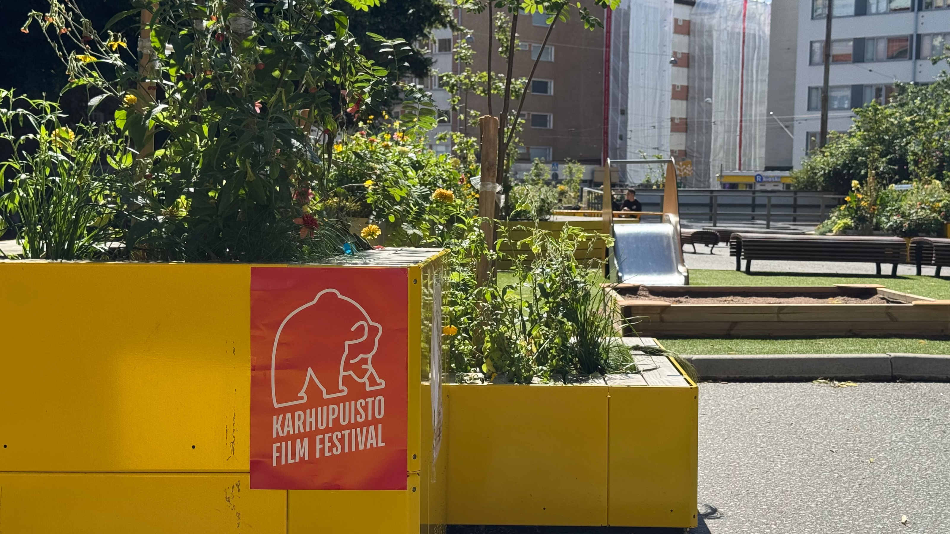 Kuva Karhupuisto Film Festival -julisteesta, Kuvaaja: Deniz Kaya