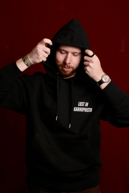 Lost in Karhupuisto hoodie